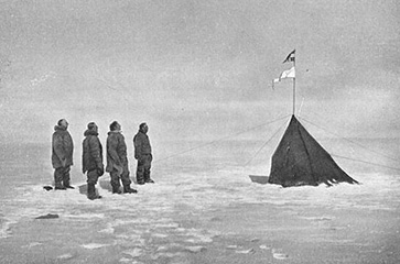 Amundsen's expedition at the South Pole, December 1911