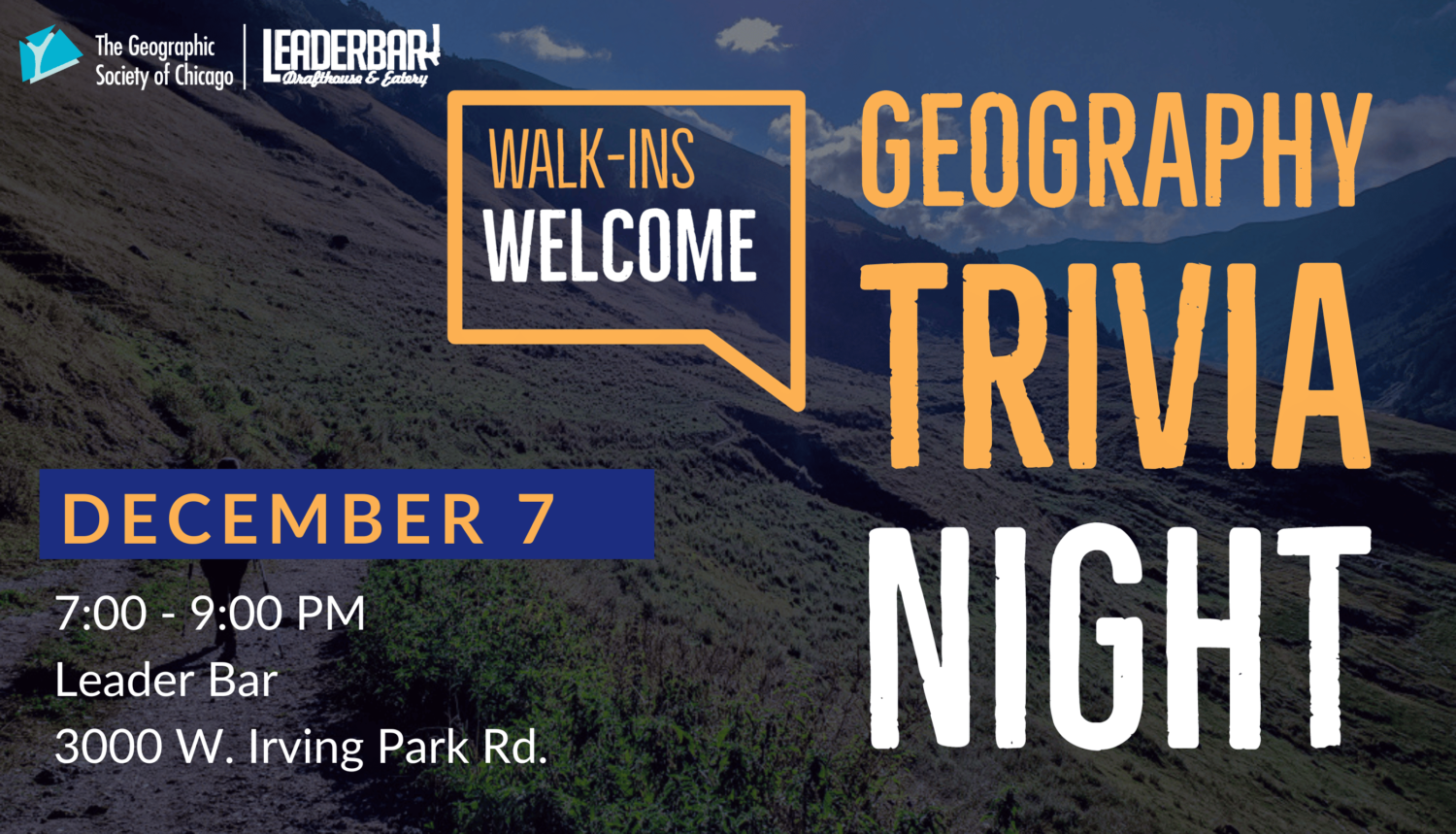 Geography Trivia Night The Geographic Society of Chicago